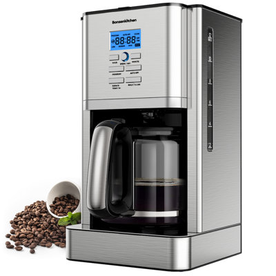 Bonsenkitchen 12-Cup Drip Coffee Maker