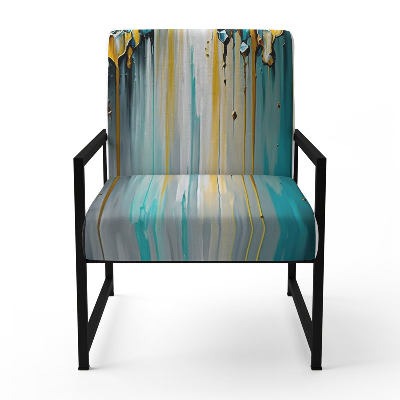 Chaise rembourrée Daidone, Noir