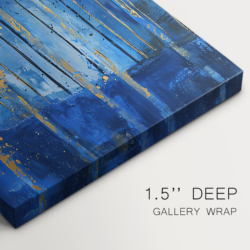 ABSTRACT Series VII - Toile tendue sur mesure - 3 pièces, H 12 po x l 24 po
