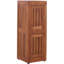 Sula Two-Level Teak Tower Floor Cabinet