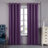Bursaite 100 Percent Blackout Double Layers Lined Curtain Panel Pair-1142646899-1142647683