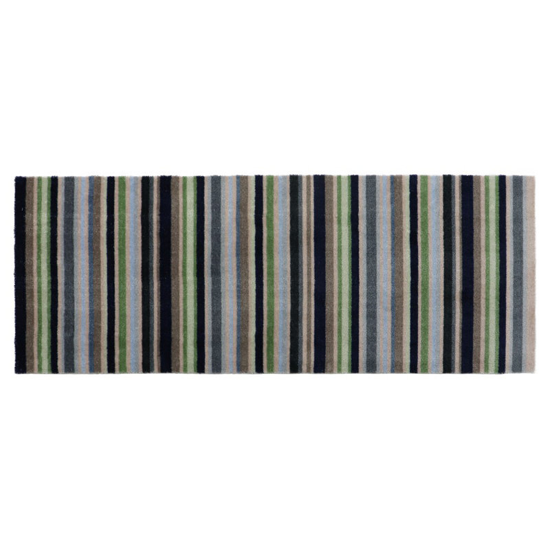 Stripe Mega Mat Non-Slip Striped Doormat, 0.5cm H x 150cm L x 57cm W