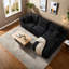 Canapé de coin moderne en velours côtelé, 103,9 pouces, forme L.-1499814212