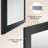 Wood Rectangle Mirror Wall Mounted Decor Bathroom Vanity Mirror With HD Tempered Glass-167355346-167355359