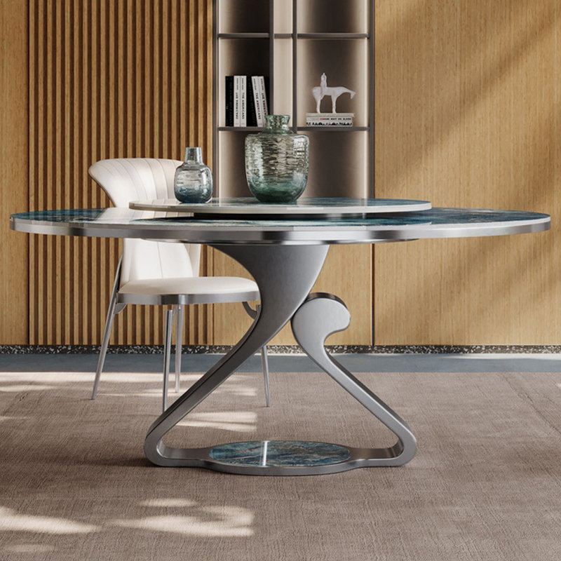 Table de salle à manger Luxury Luxury, H 29,5 po x L 51,1 po x l 51,1 po