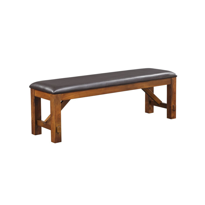 Banc avec siège rembourré