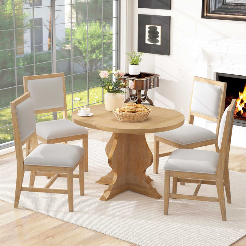 4 - Person Dining Set, Natural