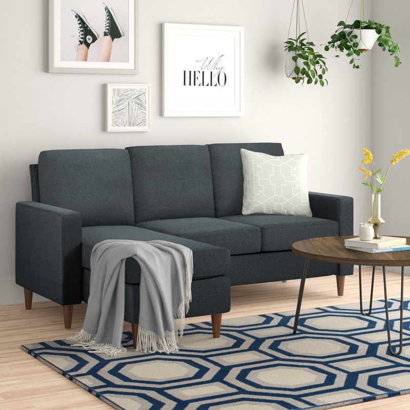 Canapé modulaire réversible de 76 po Otho, Anthracite