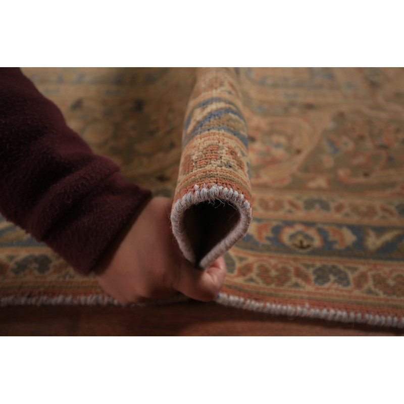 Tapis traditionnel en laine à motif floral 10 x 13