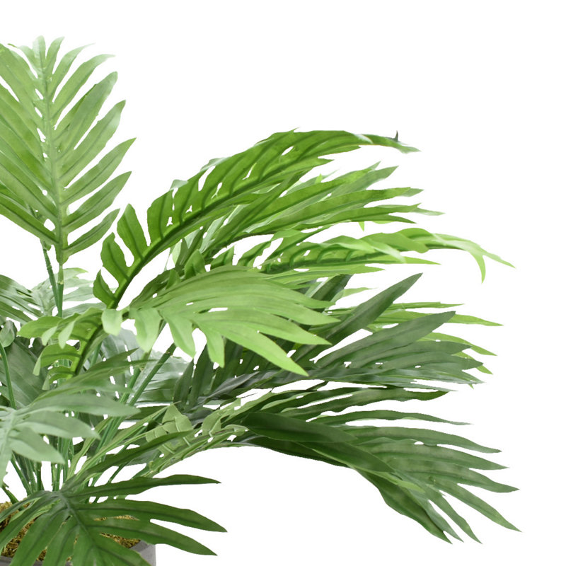 Palmier artificiel en pot 16 po Areca, Gris