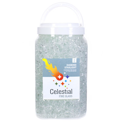 1/4" Thick 10 lb. Reflective Tempered Fire Pit Glass