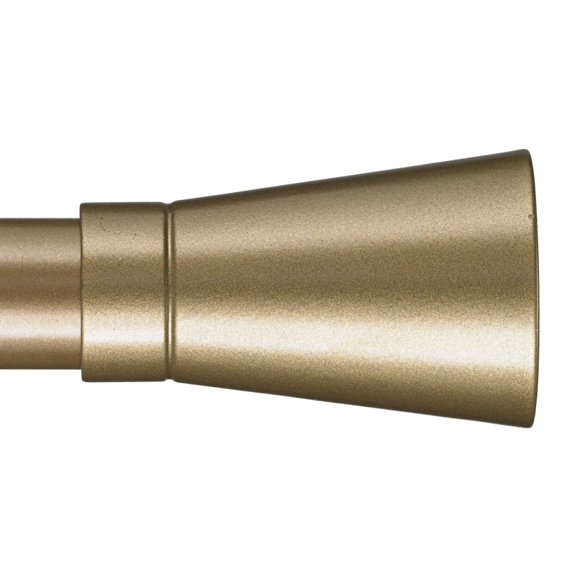 Tringle à rideaux simple 1,13 po Fredrickson, 48", Champagne