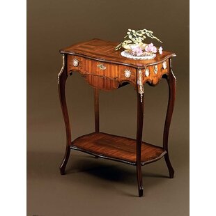 A Pair of Modern French Louis XV Style Bronze and Faux Marquetry Side Tables