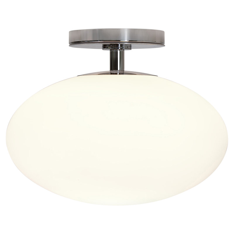 Zeppo 1 - Light Semi Flush Mount, Polished Chrome
