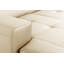 Tinos Genuine Leather Corner Sofa with Pull Out Bed with Storage and Adjustable Headrests-1299045113-1299045095