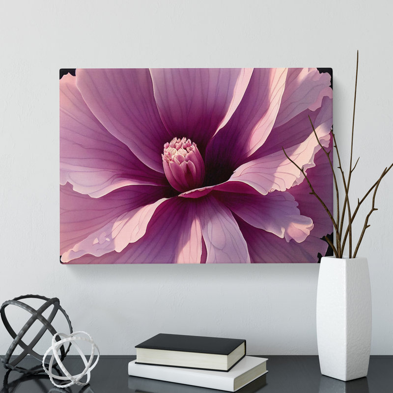 Stunning Carnation Flower - Wrapped Canvas, 35cm H x 50cm W x 3cm D