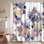 Aquarelle florale transparente avec pivoines et 12 crochets