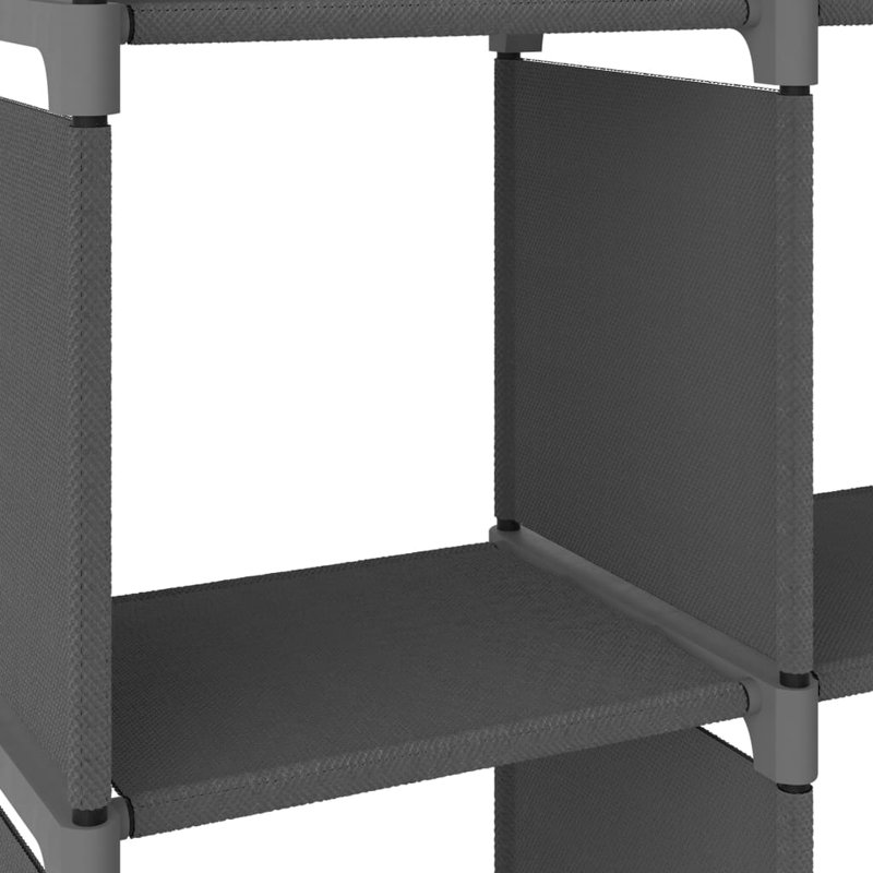 Huma 103cm W Metal Shelving Unit, Grey