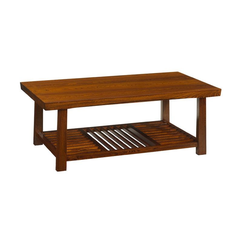 Brassfield Solid Wood Four Leg Coffee Table