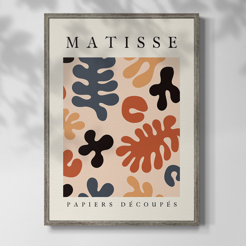Matisse CDVI, reproduction d'art encadrée - bois massif, H 30 po x l 24 po