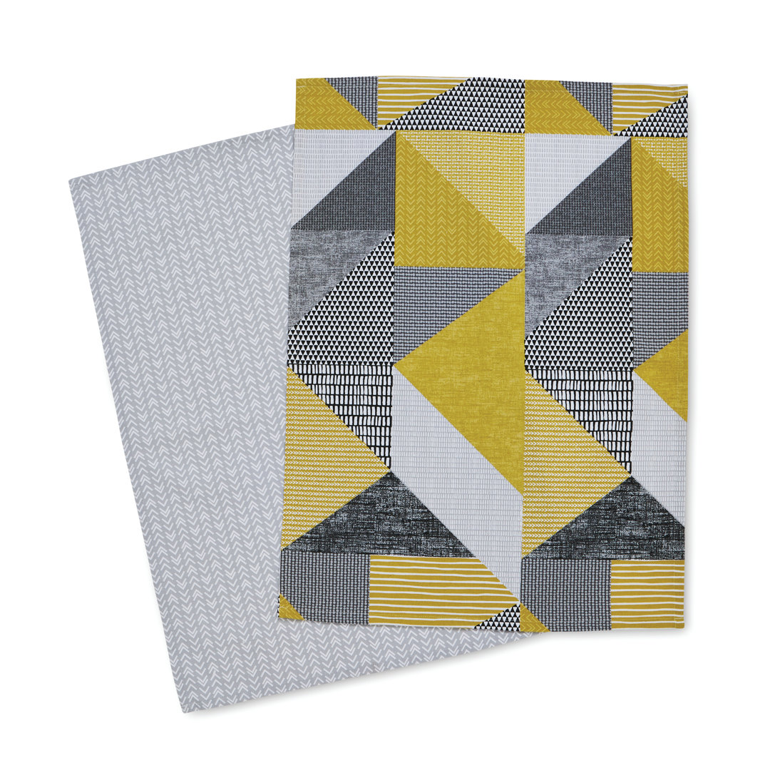 Larsson Geo Two Pack Tea Towels