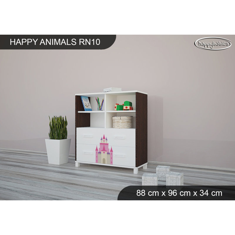 88cm W Kids Cube, Chestnut