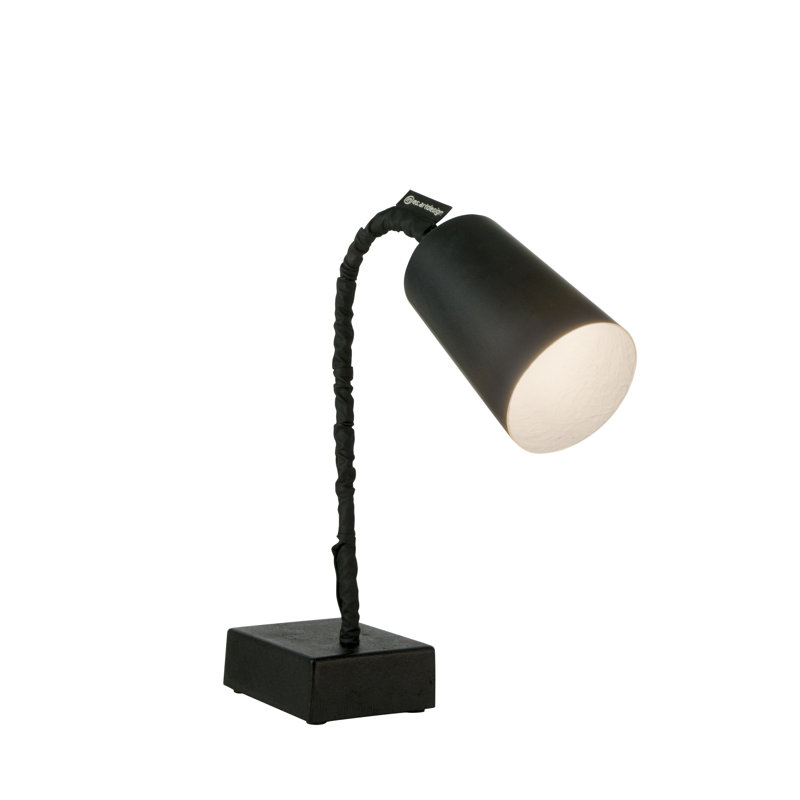Adjustable Metal Desk Lamp, White