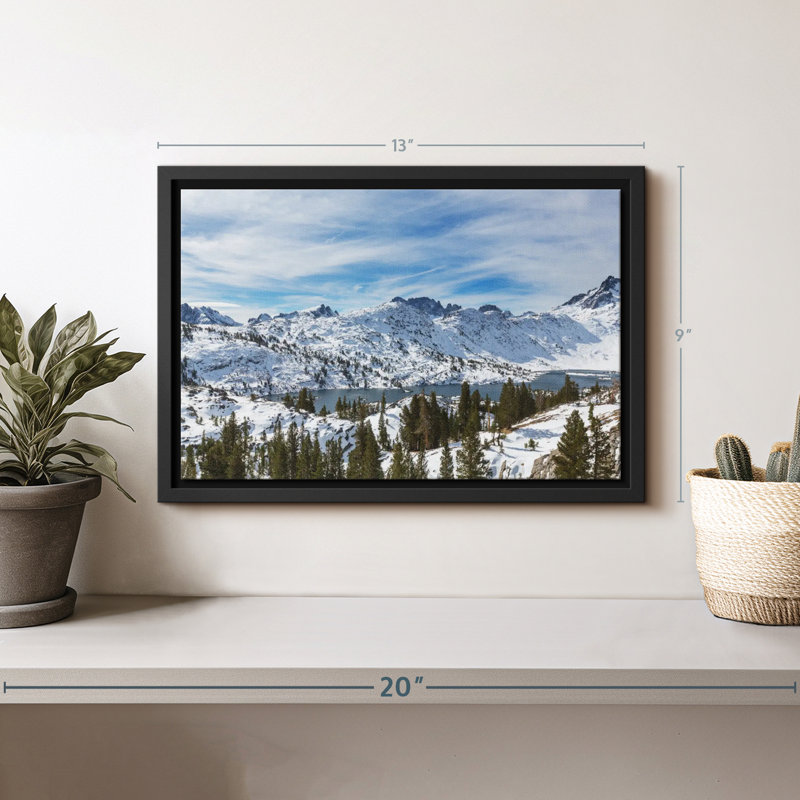 «Sierra Nevada Mountain Scene», reproduction sur toile, H 9 po x l 13 po