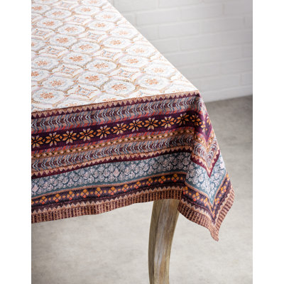 Ikat 100% Cotton Tablecloth