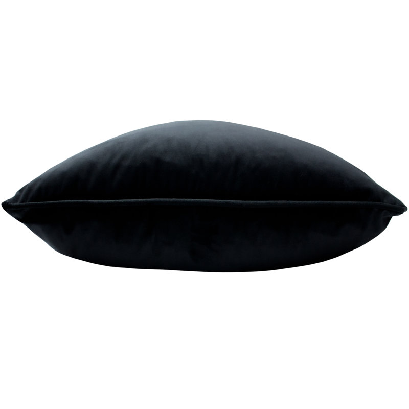 Oliver Square Throw, Jet, Polyester/Polyfill