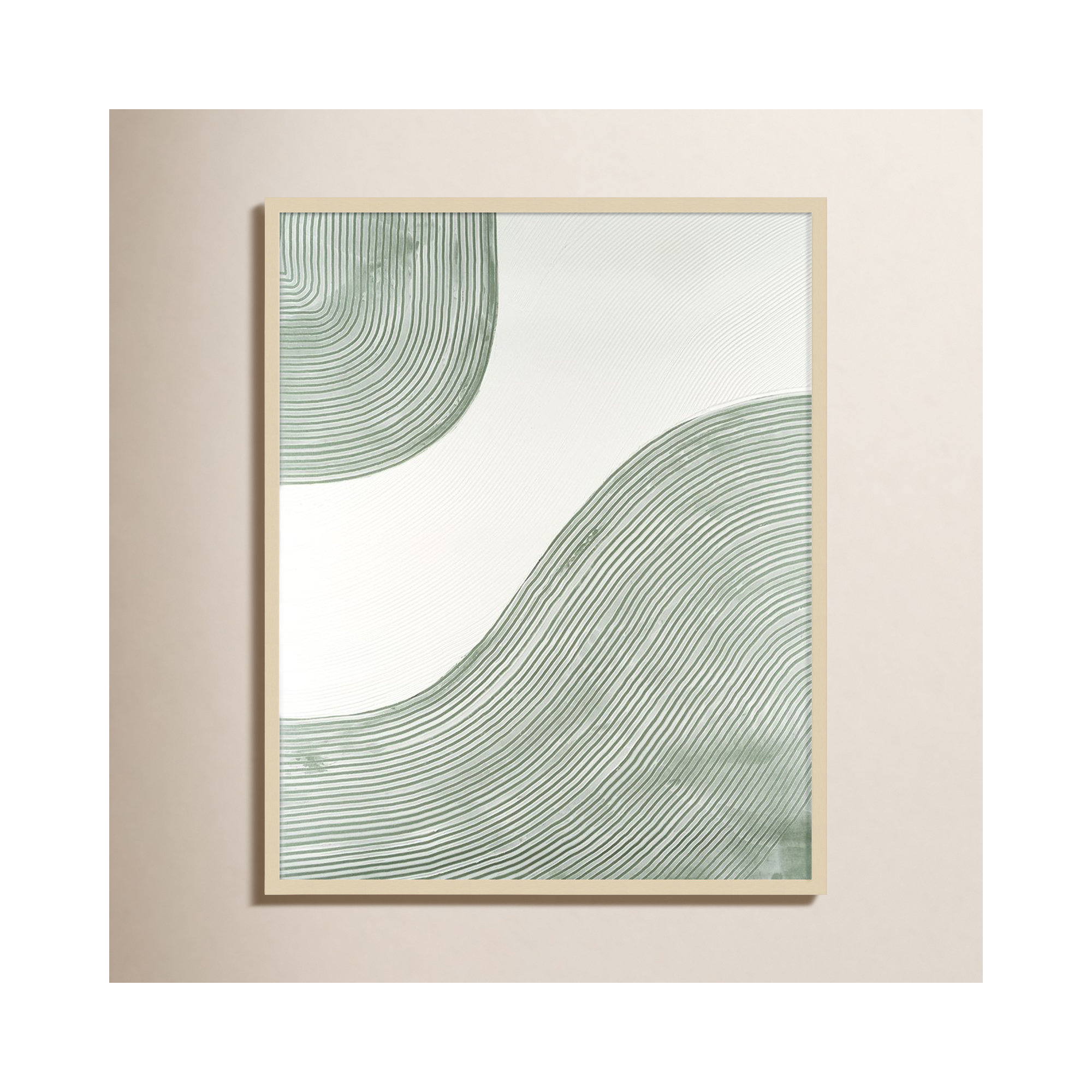 Get Going by Vanna Lam, 41" H x 33" W x 1" D, Brown