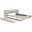 Lit plateforme tapissier avec tiroirs et tablettes de lecture-1564336241