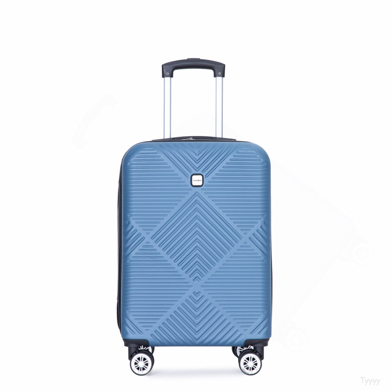 Ensemble de valises 2 pièces en ABS léger, roulettes, (20/14) bleu