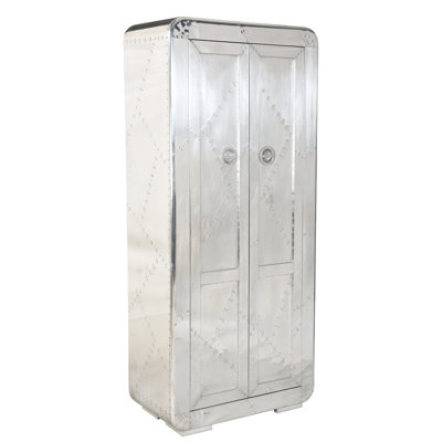 Heerenveen 2 Door Solid Wood Wardrobe