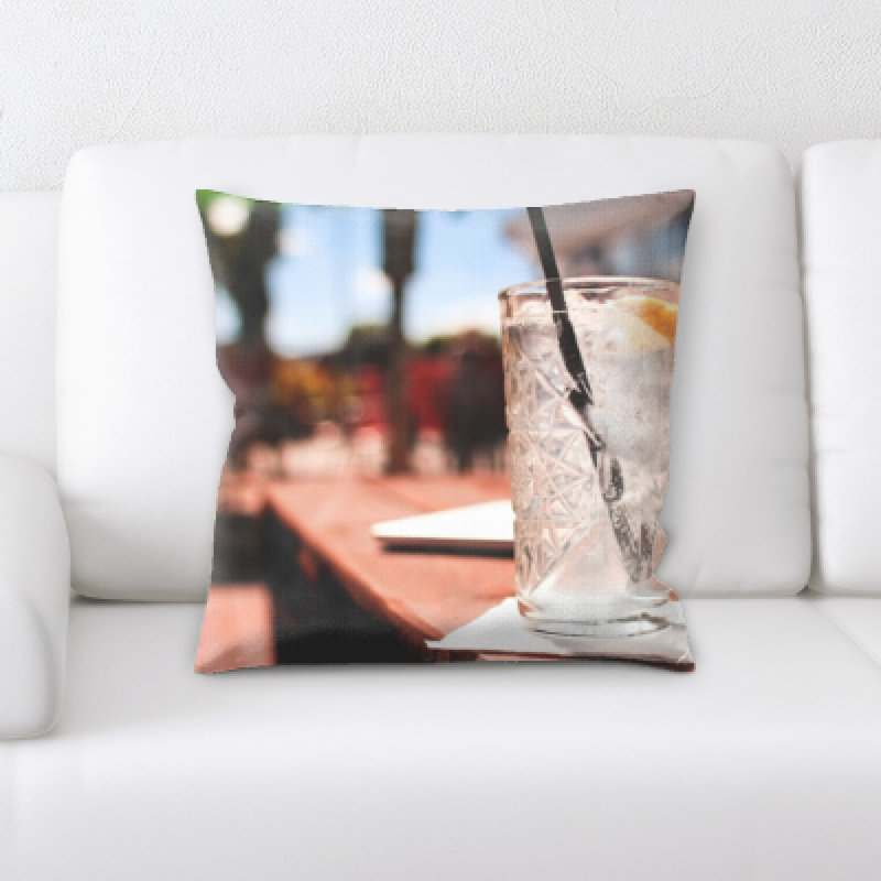 Coussin décoratif boisson alcoolique Makena
