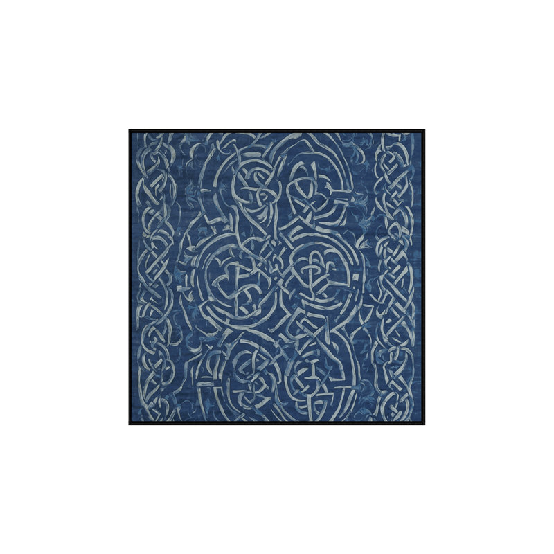 Machine Washable Gray Area Rug, Square 7'
