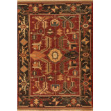 Discovery Flatweave Wool Area Rug in Red/Brown/Beige