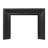 Modern Ember Everly Wood Fireplace Mantel Surround Overall Dimensions 72" x 54"- Interior Opening 48" x 42"-105265943-105265936