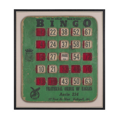 «Chasser les chiffres I» par Mercana Studio, toile encadrée texturée à la main