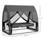 Albric 3 Person Porch Swing with Canopy
