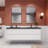 Vickye 72" Double Sink Bathroom Vanity Set-1250094440