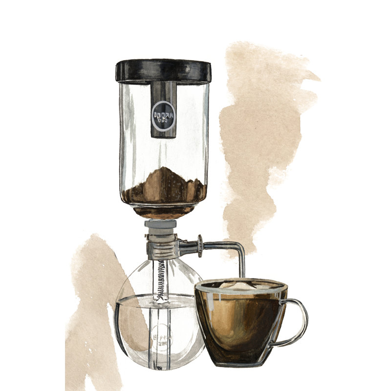" Morning Coffee II ", 12" H x 8" W x 1" D