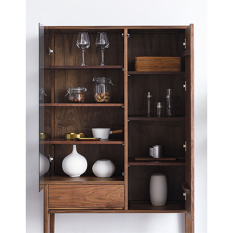 Multifunctional Glass Door Display Storage Cabinet