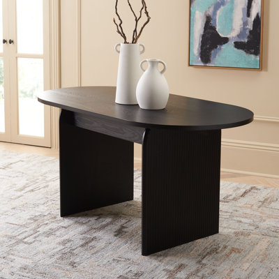 Aveyon Ribbed Dining Table by Wade Logan