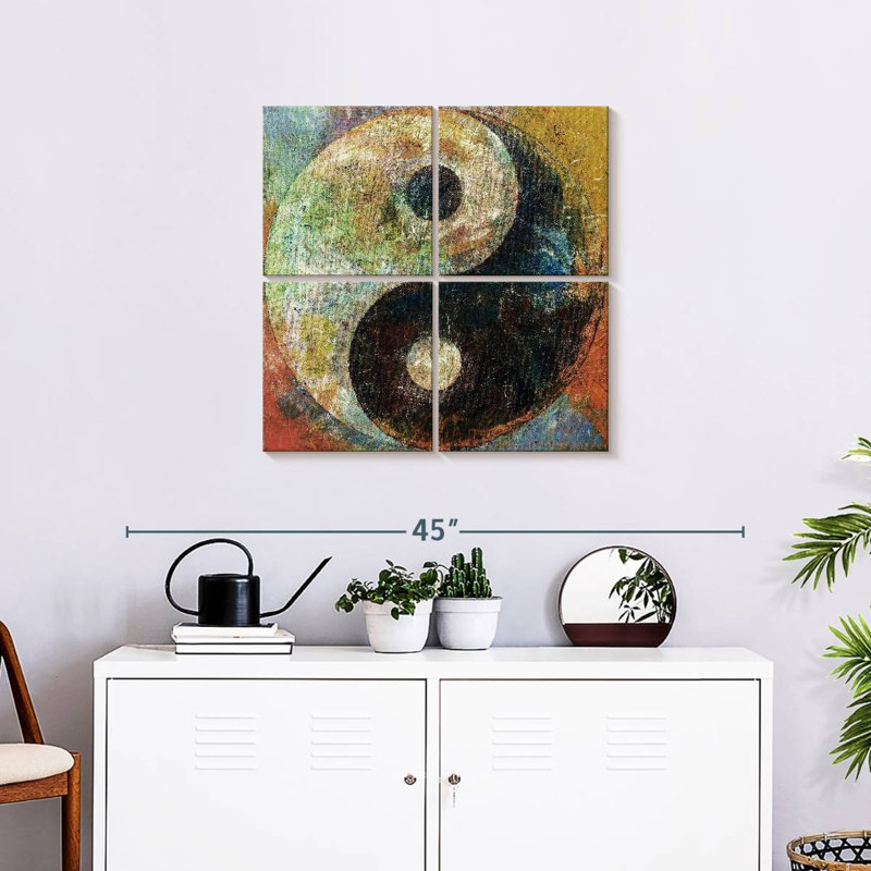 Kerrick, le Yin et le Yang, H 26 po x l 26 po
