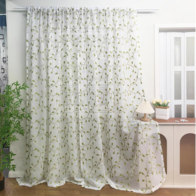 Semi Sheer Curtain Pair