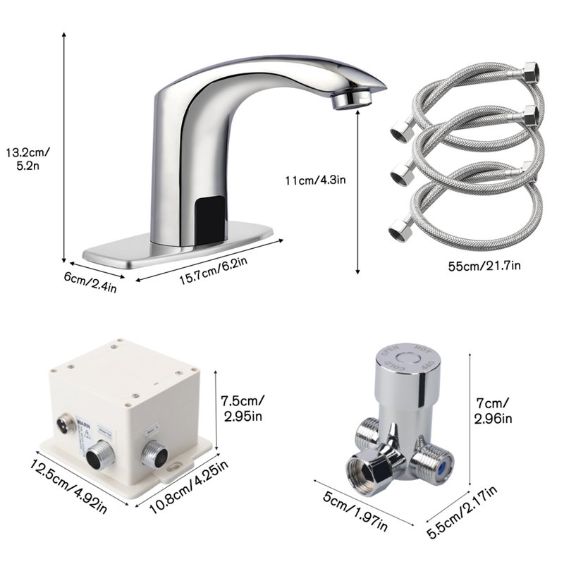 Robinet de lavabo vasque à capteur automatique