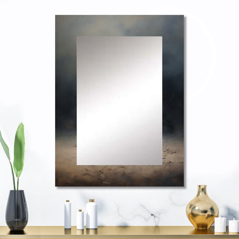 Baseball Subtle Strikeout - miroir décoratif de baseball, grand miroir mural blanc, impression d'art en métal, 32 po x 24 po