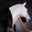 Statue tête de cheval blanche