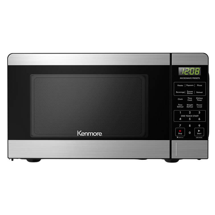 Black + Decker 0.9 Cu. Ft. Professional Countertop 900W Stainless Steel  Microwave Oven
